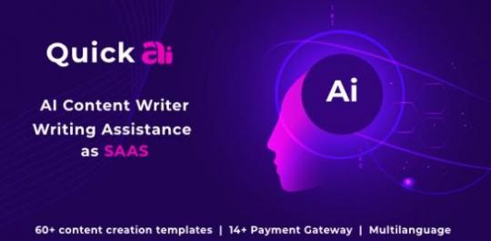 [PHP] QuickAI OpenAI — помощник по написанию ИИ и создатель контента как SaaS