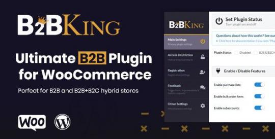 B2BKing 5.6.00 – The Ultimate WooCommerce B2B & Wholesale Plugin