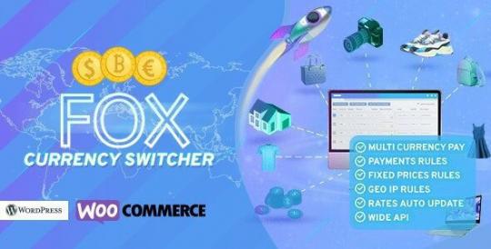 FOX – WooCommerce Currency Switcher Professional – Multi Currency [WOOCS] 2.5.1