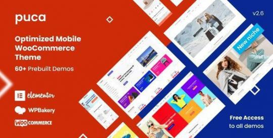 Puca 2.6.43 – Optimized Mobile WooCommerce Theme