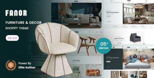 Fanor 1.0 – Тема Shopify 2.0 для мебели и декора