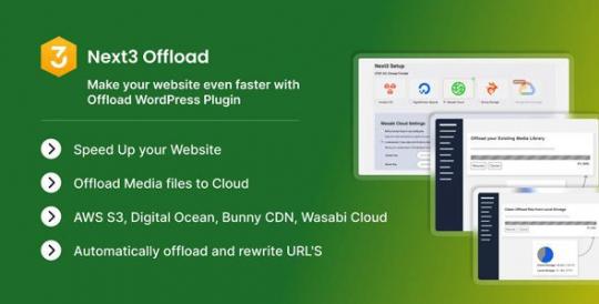 Next3 Offload 4.4.0 – WordPress Optimization Plugin