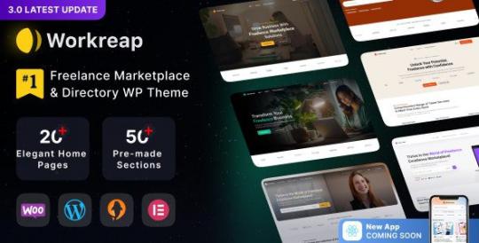 Workreap 3.5.0 – Тема WordPress для фриланс-маркетплейса