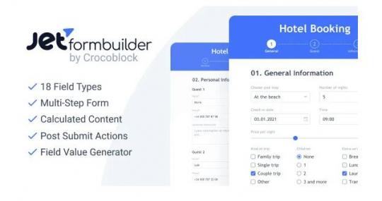 JetFormBuilder 3.6.4.2 + Pro Addons – WordPress Form Builder Plugin