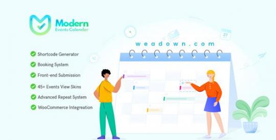Modern Events Calendar Pro 7.35.0 + Addons