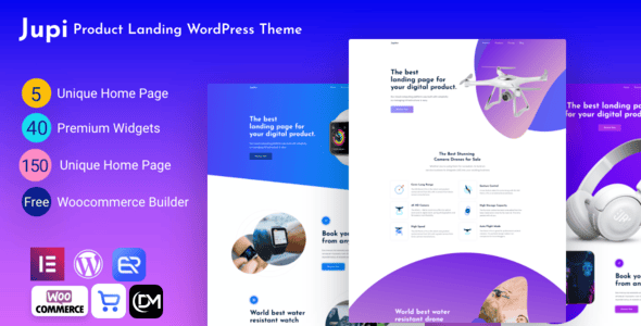 Jupi 3.3.0 – Product Landing WordPress Theme