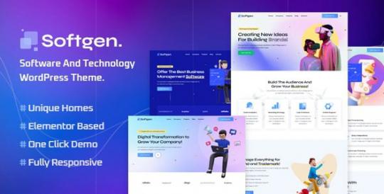 Softgen 1.0.6 – Software & Technology WordPress Theme