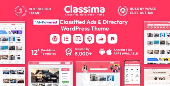 Classima 3.0.0 – Тема WordPress для размещения объявлений