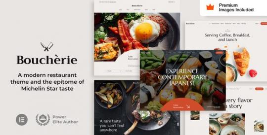 Boucherie 35 – Тема WordPress для ресторанов