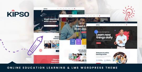 Kipso 1.3.7 – Тема WordPress для образовательных LMS-систем