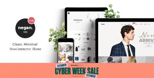 Negan 1.9.0 – Минималистичная тема WooCommerce