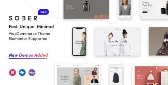 Sober 3.6.5 – Тема WordPress для WooCommerce