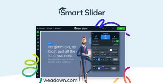 Smart Slider 3 Pro 3.5.1.39 + Templates – Responsive WordPress Slider Plugin