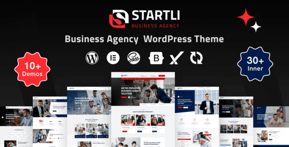 Startli 1.1.1 – Тема WordPress для бизнес-консалтинга на основе Elementor + RTL
