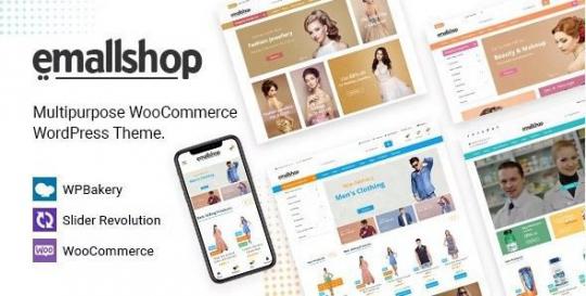 EmallShop 2.4.25 – Адаптивная тема WordPress для WooCommerce