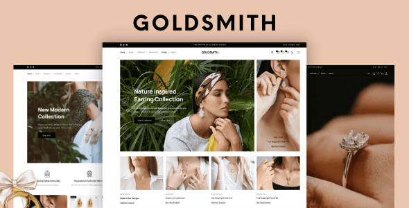GoldSmith 1.4.6 – Тема Elementor для ювелирного магазина на WooCommerce