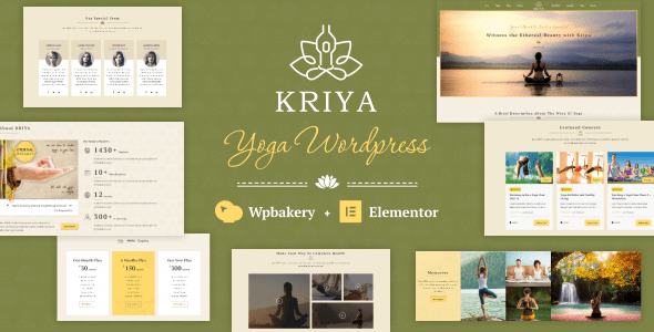 Kriya 4.8 – Тема WordPress для йоги