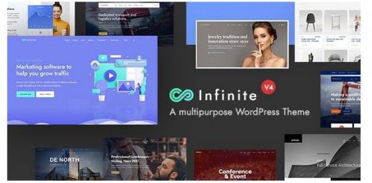 Infinite 4.1.8 – Корпоративная бизнес-тема WordPress