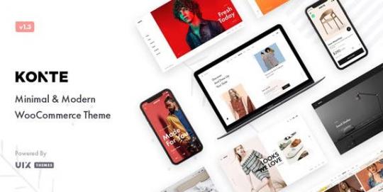 Konte 2.5.1 – Минималистичная и современная тема WordPress для WooCommerce
