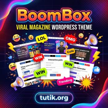 BoomBox 2.10.4– Тема WordPress для вирусного журнала