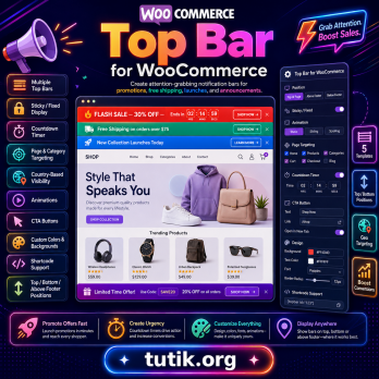 Top Bar for WooCommerce 1.5.3