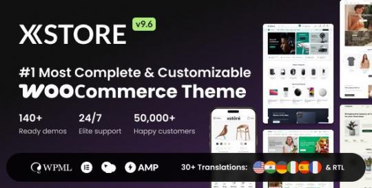 XStore 9.7.7 – Многоцелевая тема WooCommerce