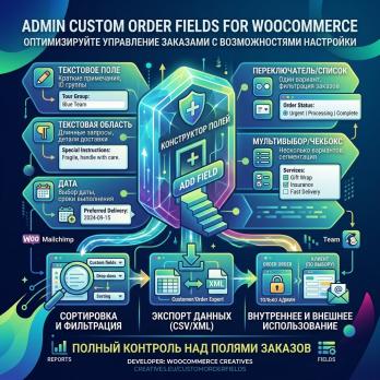 Admin Custom Order Fields for WooCommerce 1.17.4