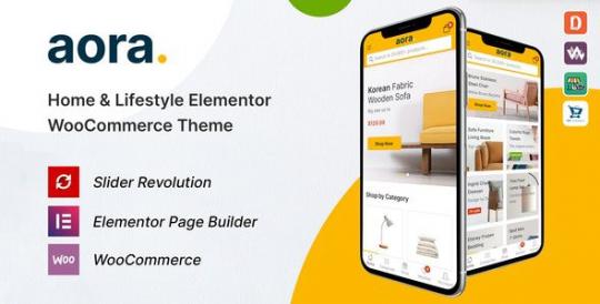 Aora 1.3.20 – Тема Elementor для WooCommerce в категории «Дом и стиль жизни»