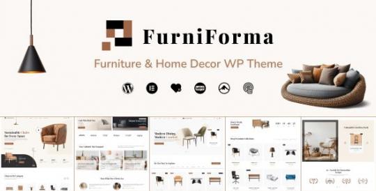 FurniForma 1.0.3 – Тема WordPress для мебельного магазина