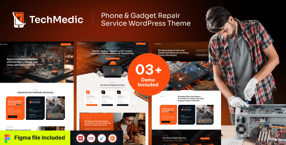 Techmedic 1.0.0 – Тема WordPress для ремонта телефонов и гаджетов