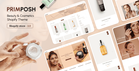 Primposh 1.4 – Тема оформления Shopify для косметической индустрии