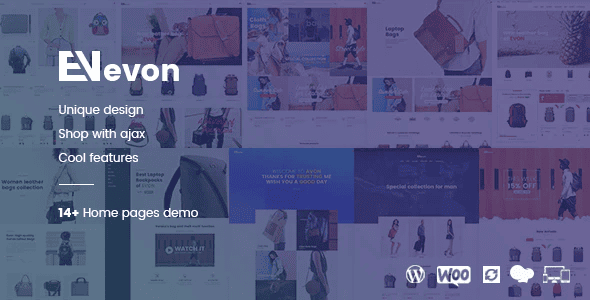 Evon 3.6 – Тема WordPress для магазина сумок и WooCommerce
