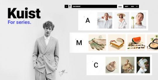 Kuist 4.0.12 – Тема WordPress для портфолио с фотографиями