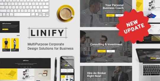 Linify 2.0.1 – Многоцелевая корпоративная тема WordPress