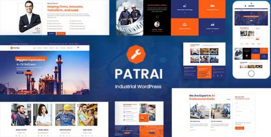 Patrai Industry 3.1 – Промышленная тема WordPress