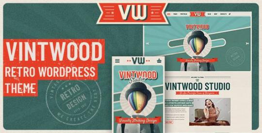 VintWood 1.2.0 – винтажная тема WordPress в стиле ретро.
