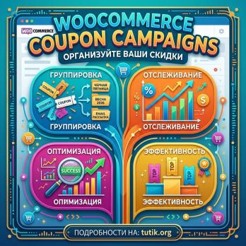 Купонные кампании WooCommerce 1.2.36