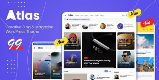 Atlas 2.2.0 – Creative Blog & News WordPress Theme