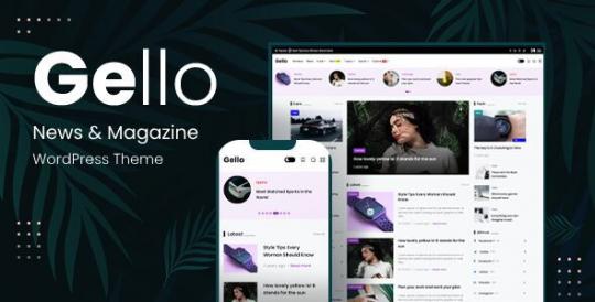Gello 2.0.0 – News & Magazine WordPress Theme