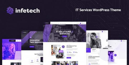 Infetech 1.3.7 – Тема WordPress для ИТ-услуг