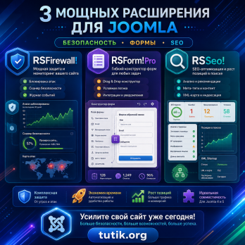 [Joomla] RSFirewall v3.3.17 RSForm!Pro v3.4.9  RSseo v1.22.1 (2026-2027)  [Тариф Single website]