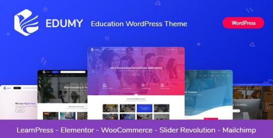 Edumi 1.2.38 – Тема WordPress для онлайн-курсов LMS