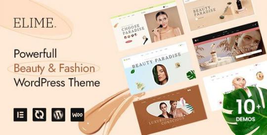 Elime 1.0.8 – Многоцелевая тема WordPress для косметики и моды