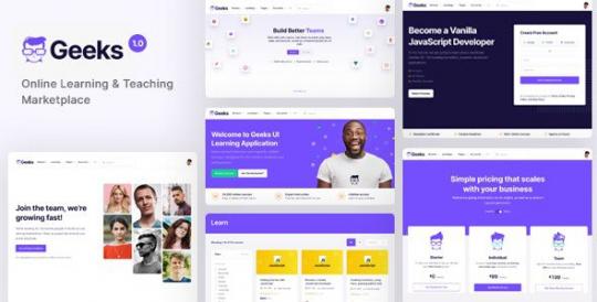 Geeks 1.3.2 – Тема WordPress для онлайн-платформы обучения