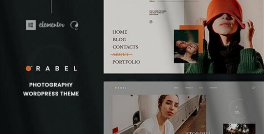 Orabel 1.3.1 – Тема WordPress для создания креативного портфолио фотографа