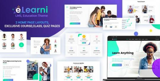 eLearni 3.4 – Тема WordPress для онлайн-обучения и образовательных систем LMS