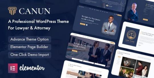 Canun 1.0.8 – Тема WordPress для юристов и адвокатов