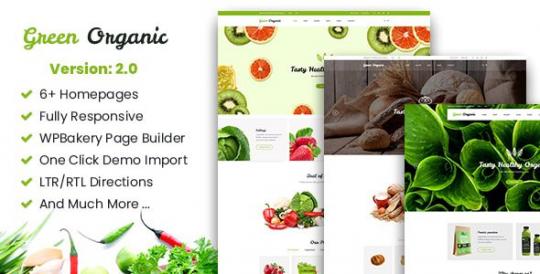 Greenorganic 2.52 – Тема WordPress для WooCommerce