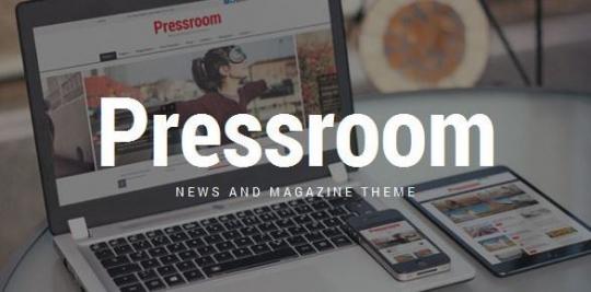 Pressroom 7.6 – Тема WordPress для новостного журнала