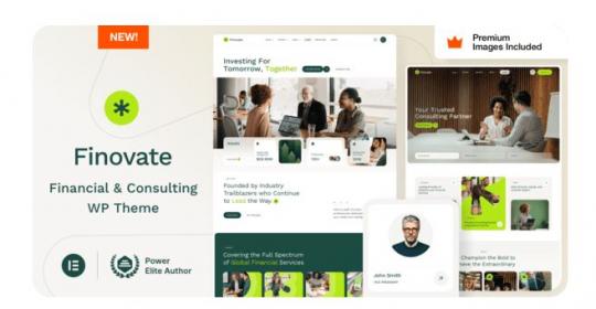 Finovate 29 – Тема WordPress для финансовых консультантов и бизнес-консалтинга